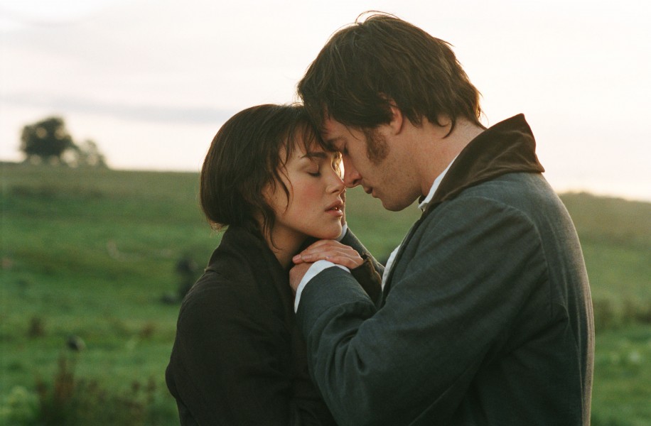 Pride & Prejudice (2005) and BBC’s version (1995) are both popular. Photo credit: Focus Features and swide.com.