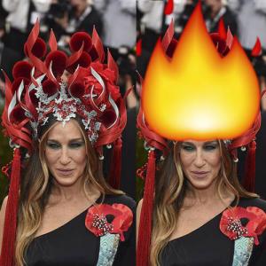 Many people are getting creative with Sarah Jessica Parker inspired Memes.  Photo Credit: Funny or Die Twitter 