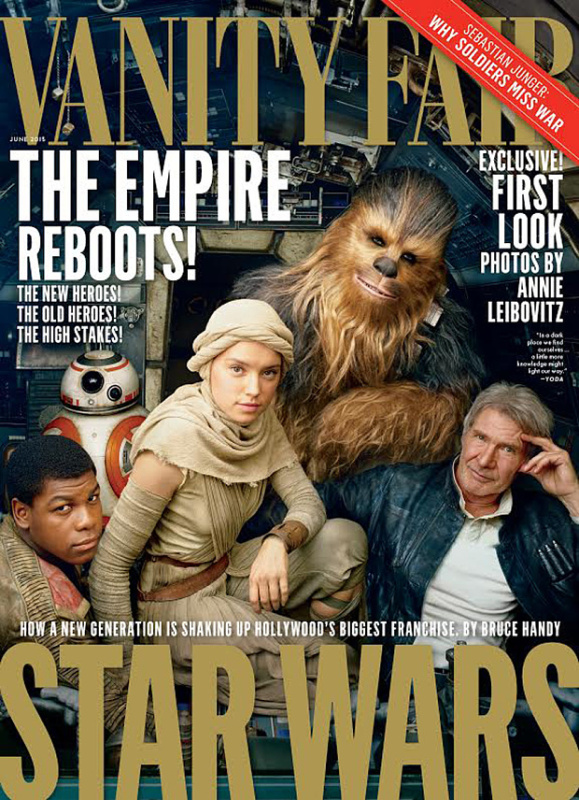 The galactic cover for the new issue of Vanity Fair. Photo Credit: Annie Leibovitz/Vanity Fair.