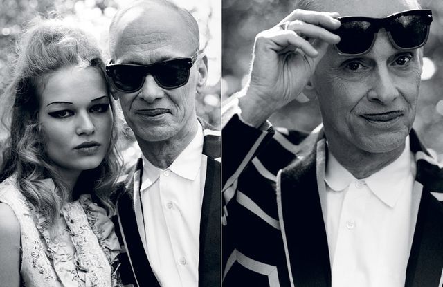 Anna ewers and John Waters for i-D Magazine  Photographed by Alasdair McLellan