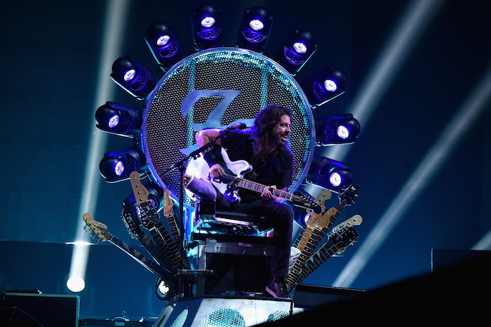 Dave Grohl On His Custom Throne, July 4th 2015