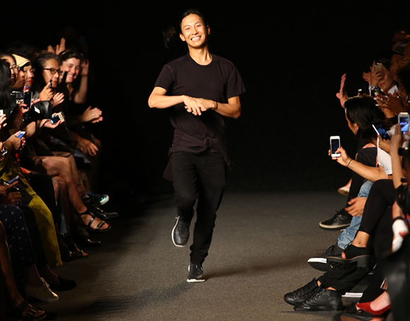 Alexander Wang at his first show for Balenciaga - Getty Images
