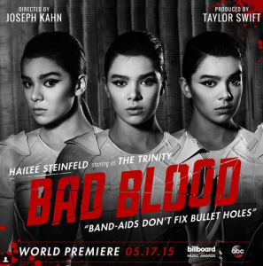 Steinfeld in Swift's 'Bad Blood' Music Video