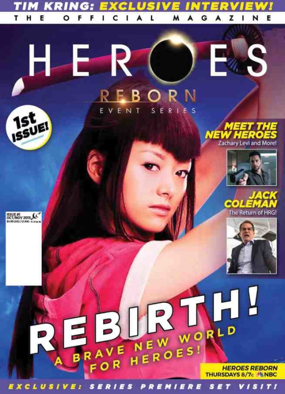 The cover of Heroes Reborn: Event Series - The Official Magazine #1. Photo Credit: Titan Magazines.