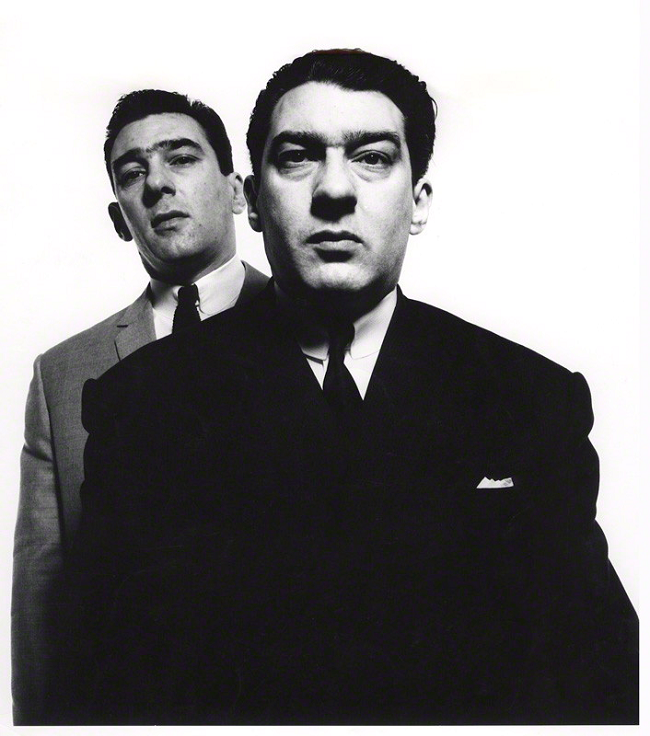 The Krays in real life. Credit: images.npg.org.uk