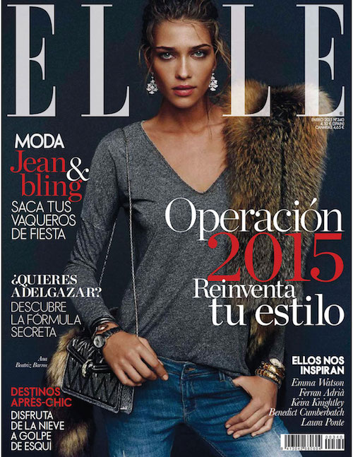 ANA BEATRIZ BARROS in Elle Magazine, Spain. Image Credit: Elle Magazine, Spain