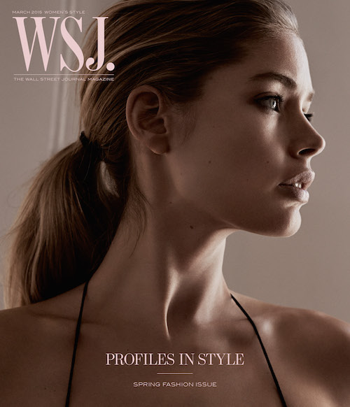 Kroes on the cover of Wall Street Journal's Women's Style Edition, February 2014. Image Credit: WSJ