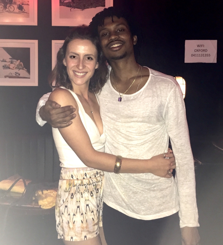 Raury and I post-performance at the Oxford Art Factory