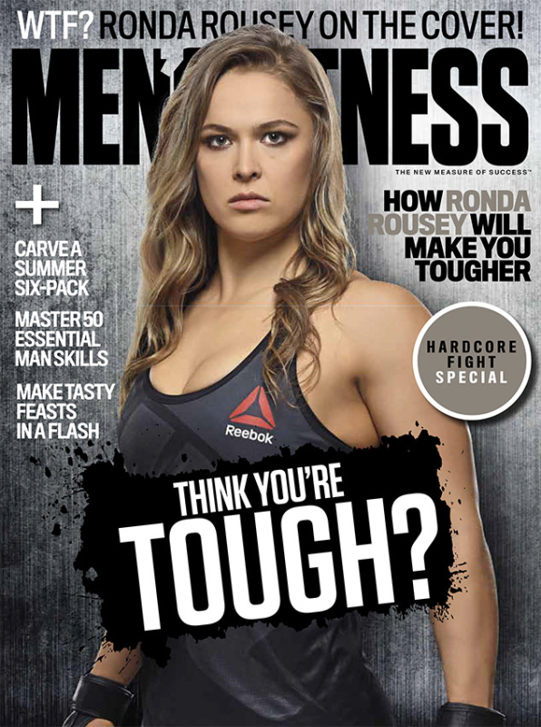 Ronda Rousey - Australian Men's Fitness Cover, Oct 2015 - Photo Credit: eonline.com