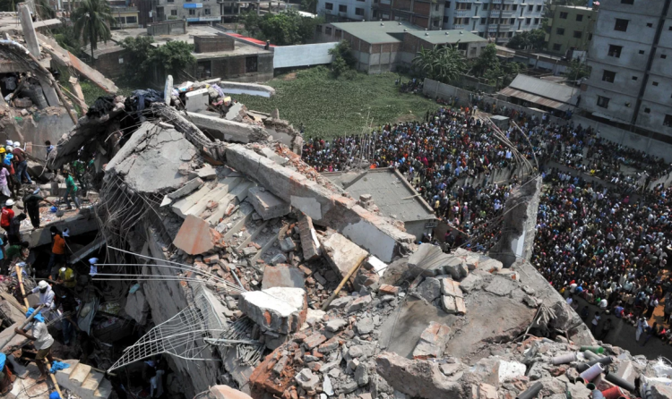 Photo: The Rana Plaza Collapse, ZUMA/REX via The Guardian 