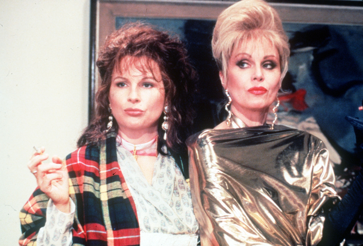 1/24/96 Slide scanned in from the Comedy Central television show 'Absolutely Fabulous'.
