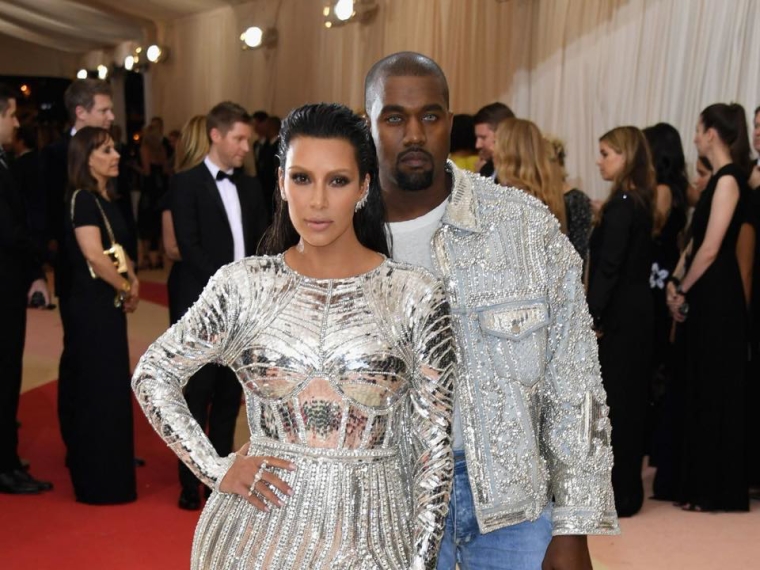 Kim and Kanye 2016 Met Gala.