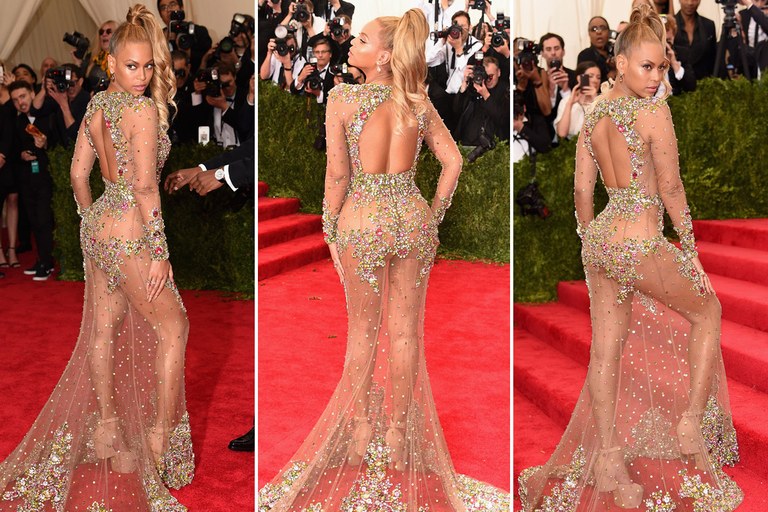 Beyonce in Givenchy Met Gala 2015.