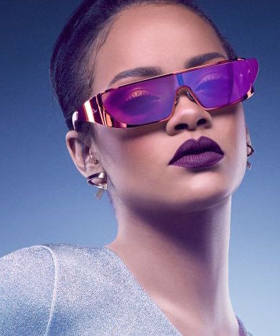 Rihanna promoting her eyewear range with Dior. Photo by Jean-Baptiste Mondino.