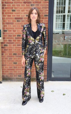 Alexa in Gucci at the Vogue festival CREDIT: JONATHAN BRADY 