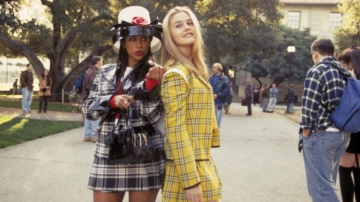 Cher and Dion in matching plaid. Photo credit: Forbes