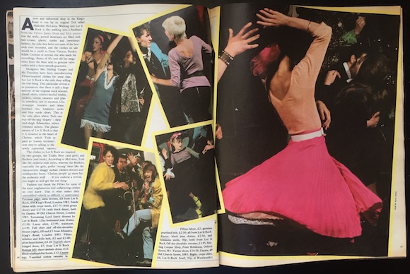 Let It Rock designs in a May 1972 issue of The Sunday Times Magazine. Photos: Hans Feurer, Paul Gorman Archive.