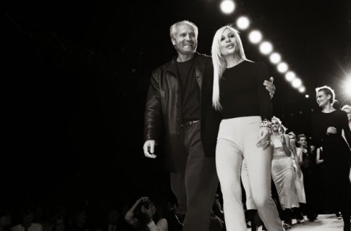 GIanni and Donatella Versace. Photo credit: 