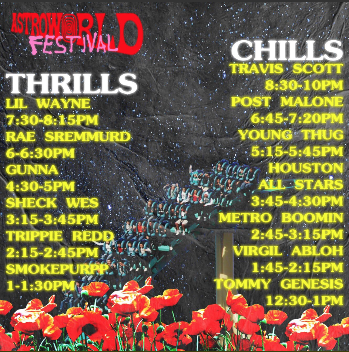 Travis Scott Drops The Line Up For His Astroworld Festival | FIB