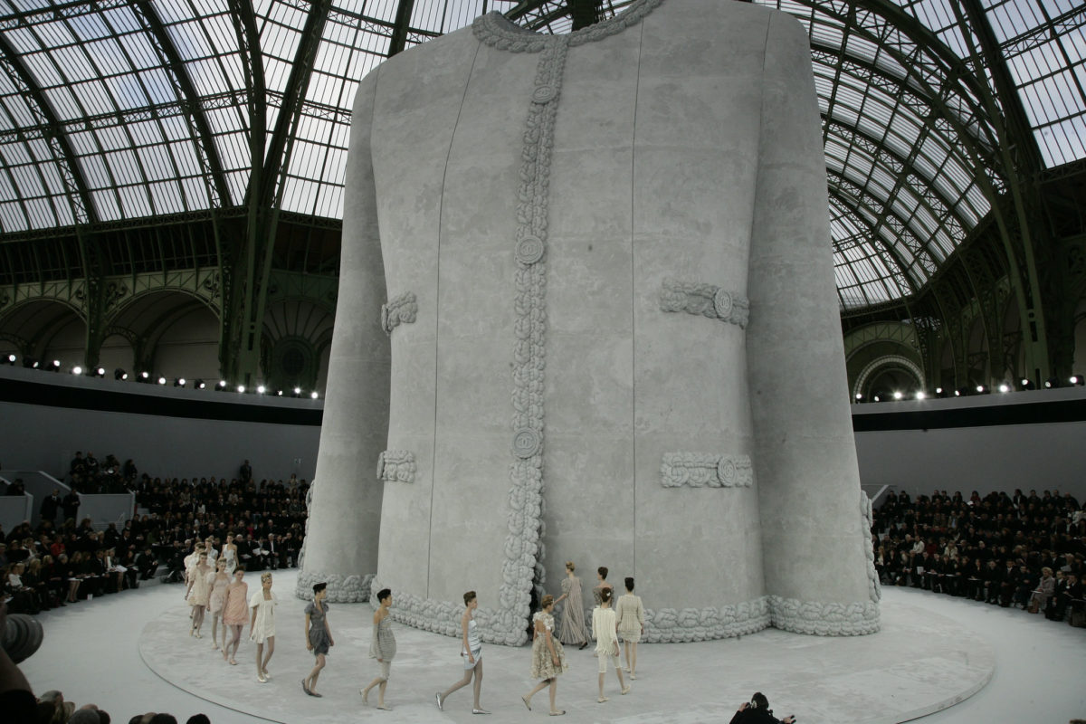 Ten of Karl Lagerfeld's most #extra Chanel show sets
