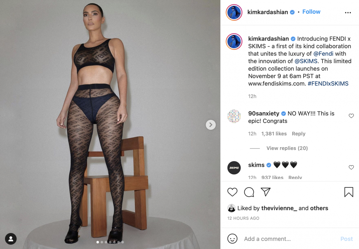 Kim Kardashian Announces Fendi X Skims Collaboration — Kim Jones Kim  Kardashian Collab