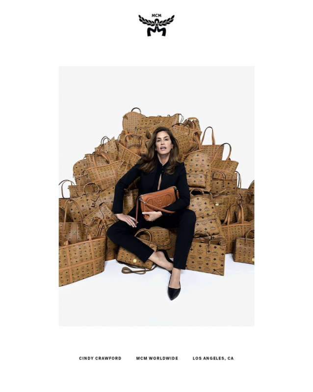 Supermodel Cindy Crawford Stars in New MCM Campaign